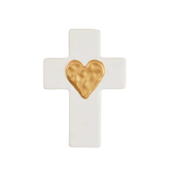 Mud Pie - Ceramic Gold Cross – Findlay Rowe Designs