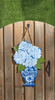Mud Pie - Tin Door Hanger - Hydrangea - Findlay Rowe Designs