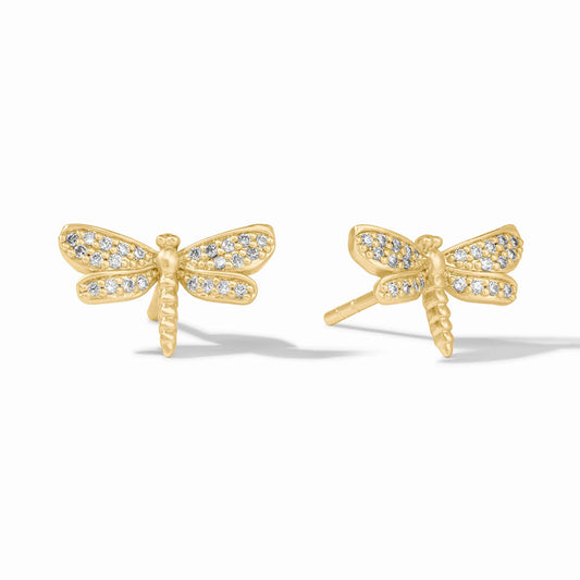 Julie Vos - Earrings - Dragonfly Pavé Stud. - Findlay Rowe Designs