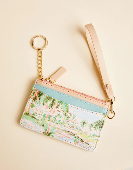 Spartina 449 - Slimcard Coinpurse - Coastal Dreams. - Findlay Rowe Designs