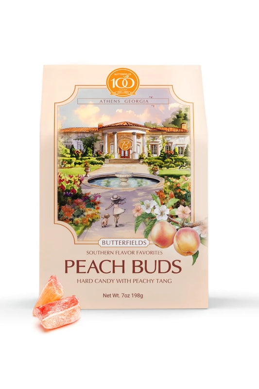 Butterfields Candy - Peach Buds - Athens Georgia - 7oz - Findlay Rowe Designs
