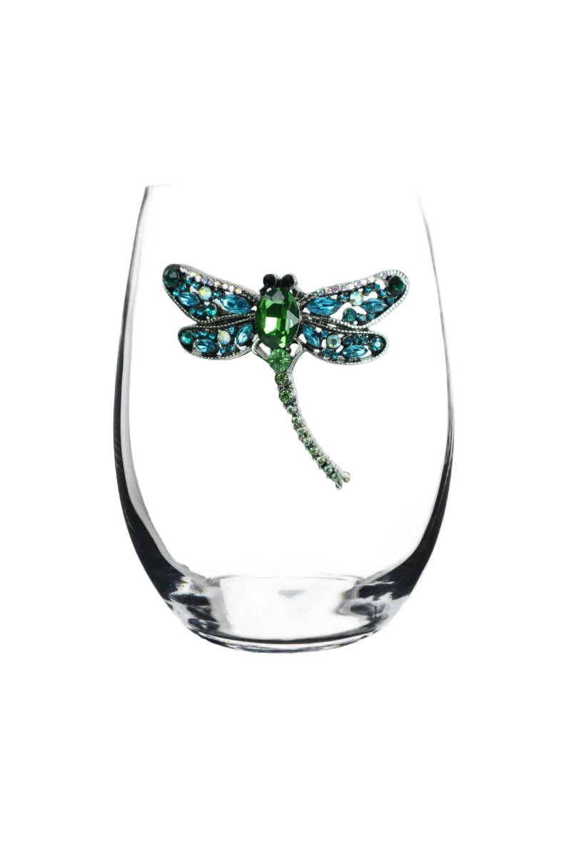 Queens Jewels - Stemless Wine - Jeweled - Findlay Rowe Designs