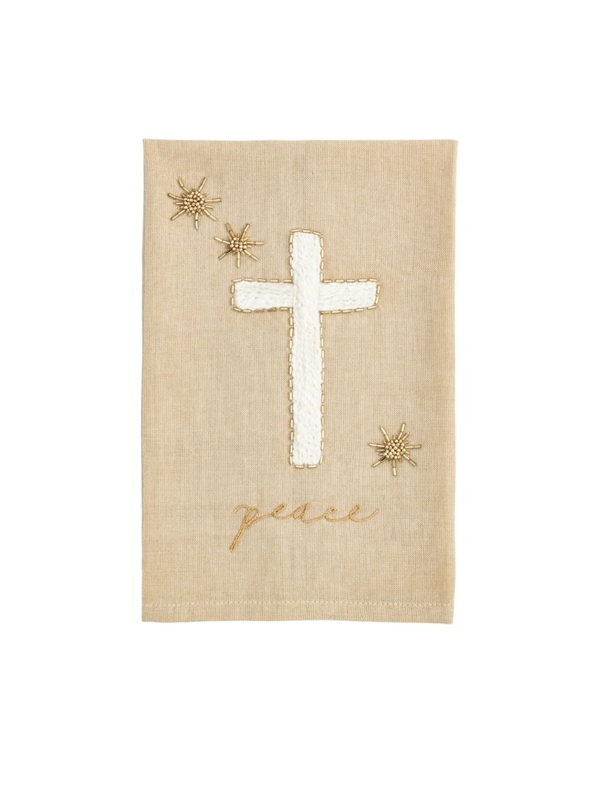 Mud Pie - Christmas Embroidered Towel - Inspirational