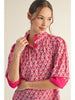 Top - Boho 3/4 Sleeve - Magenta - Findlay Rowe Designs