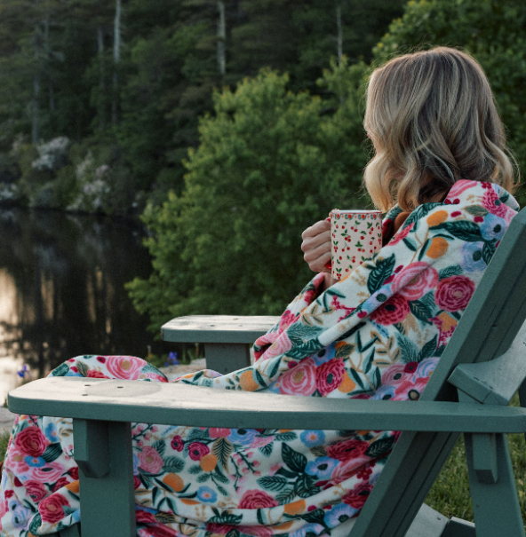 Rifle Paper Co - Fleece Blanket - Garden Party - Findlay Rowe Designs