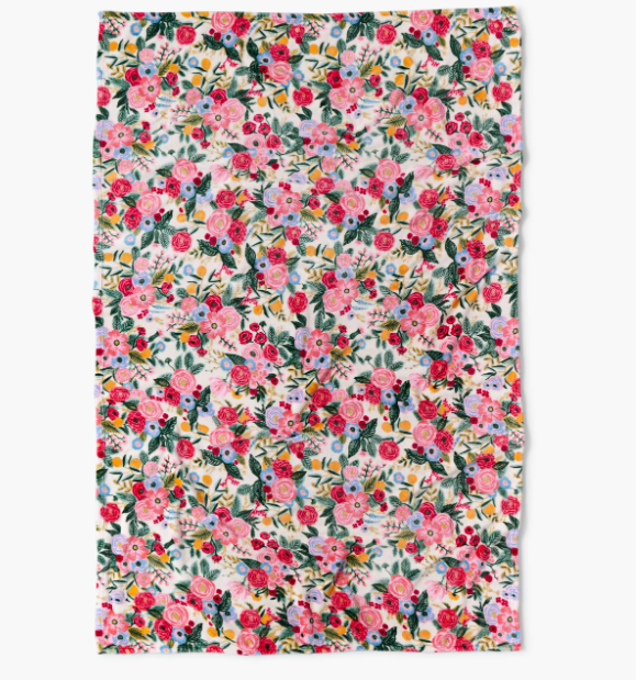 Rifle Paper Co - Fleece Blanket - Garden Party - Findlay Rowe Designs