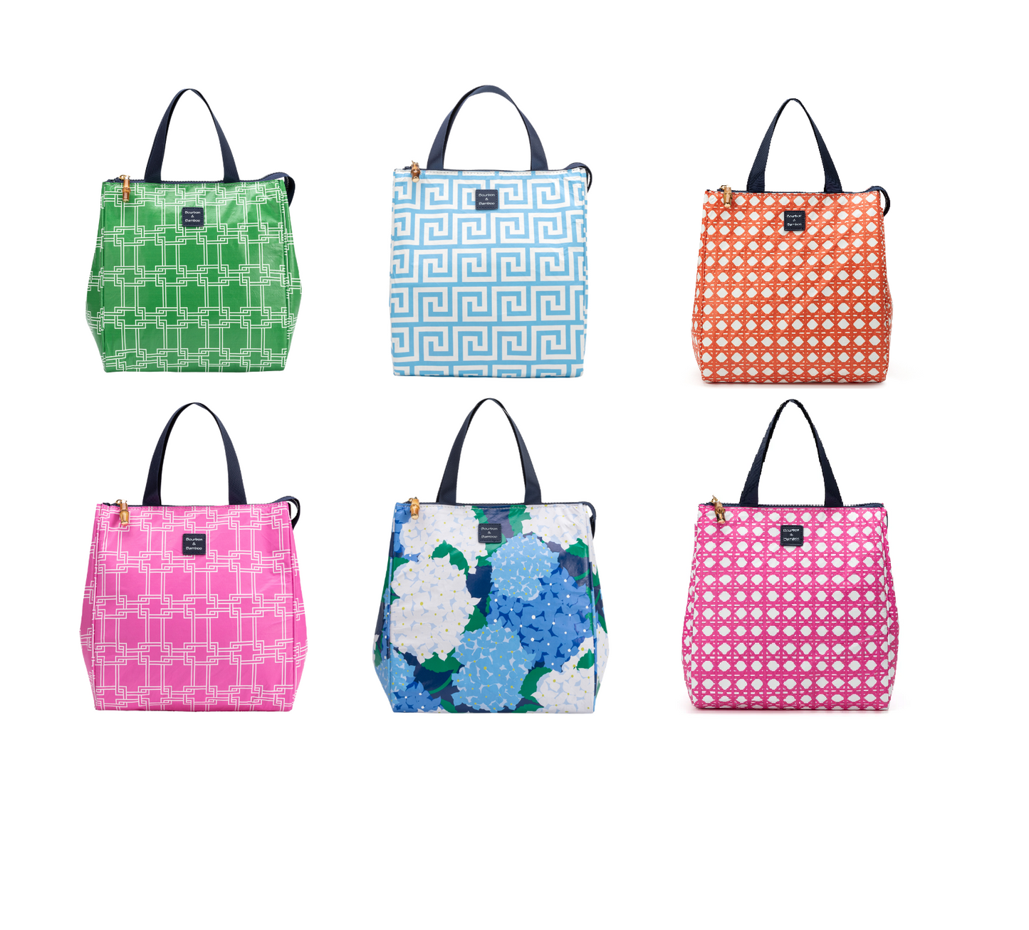 Bourbon and Bamboo - Lunch Tote - Findlay Rowe Designs