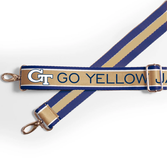 Desden - Patterned Shoulder Strap 1.5in - Georgia Tech