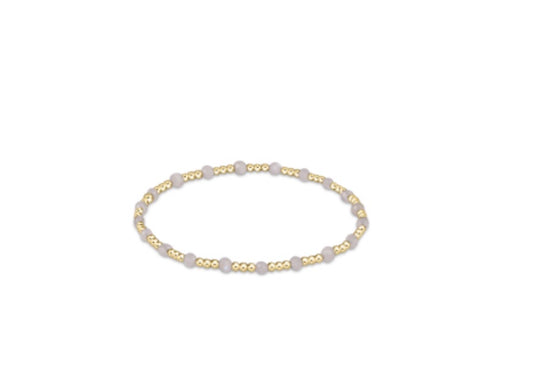 Enewton - Gemstone Gold Sincerity Pattern 3mm Bead Bracelet - Moonstone - Findlay Rowe Designs