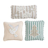 Mudpie - Pillows - White Christmas Mini Beaded - Assorted - Findlay Rowe Designs