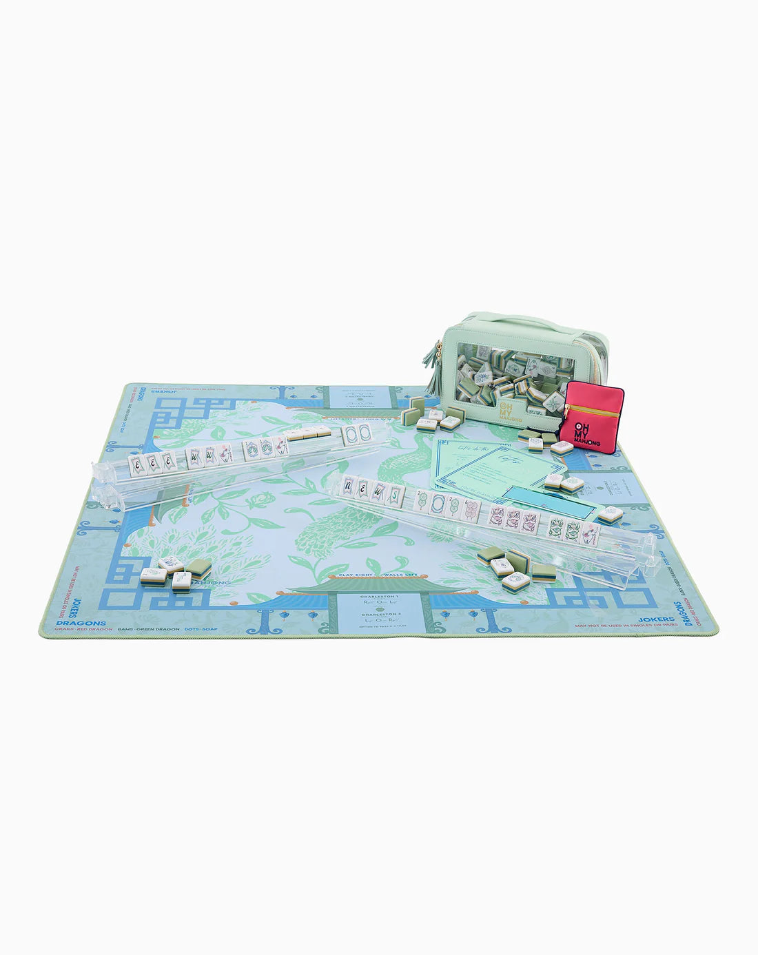 Oh My Mahjong - Mahjong Mat - Isla with Tube - Findlay Rowe Designs