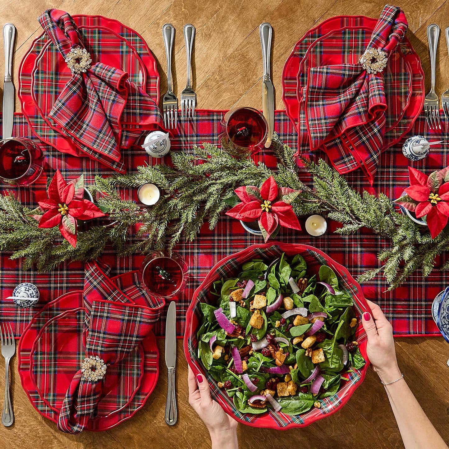 Cloth Napkins - Set of 4 - Tartan Traditions - Findlay Rowe Designs