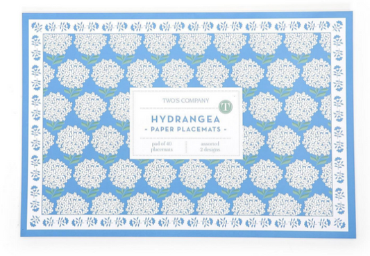 Hydrangea 40 Pc Paper Placemat Book