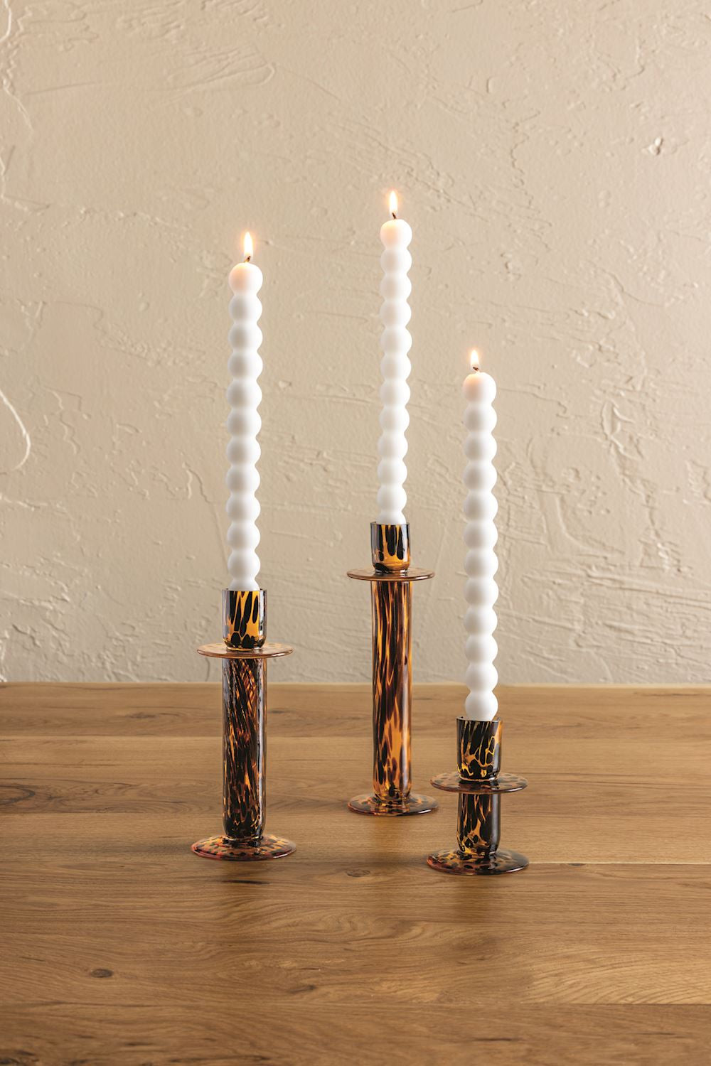 Mud Pie - Candle - Taper Holder - Tortoise - Findlay Rowe Designs