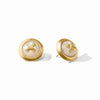 Julie Vos - Earrings - Essex Stud - Mother of Pearl