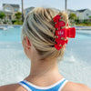 Teleties - Classic Large Hair Clip - USA - Red - Findlay Rowe Designs
