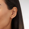 Julie Vos - Earring - Esme Heart Hoop & Charm - Findlay Rowe Designs