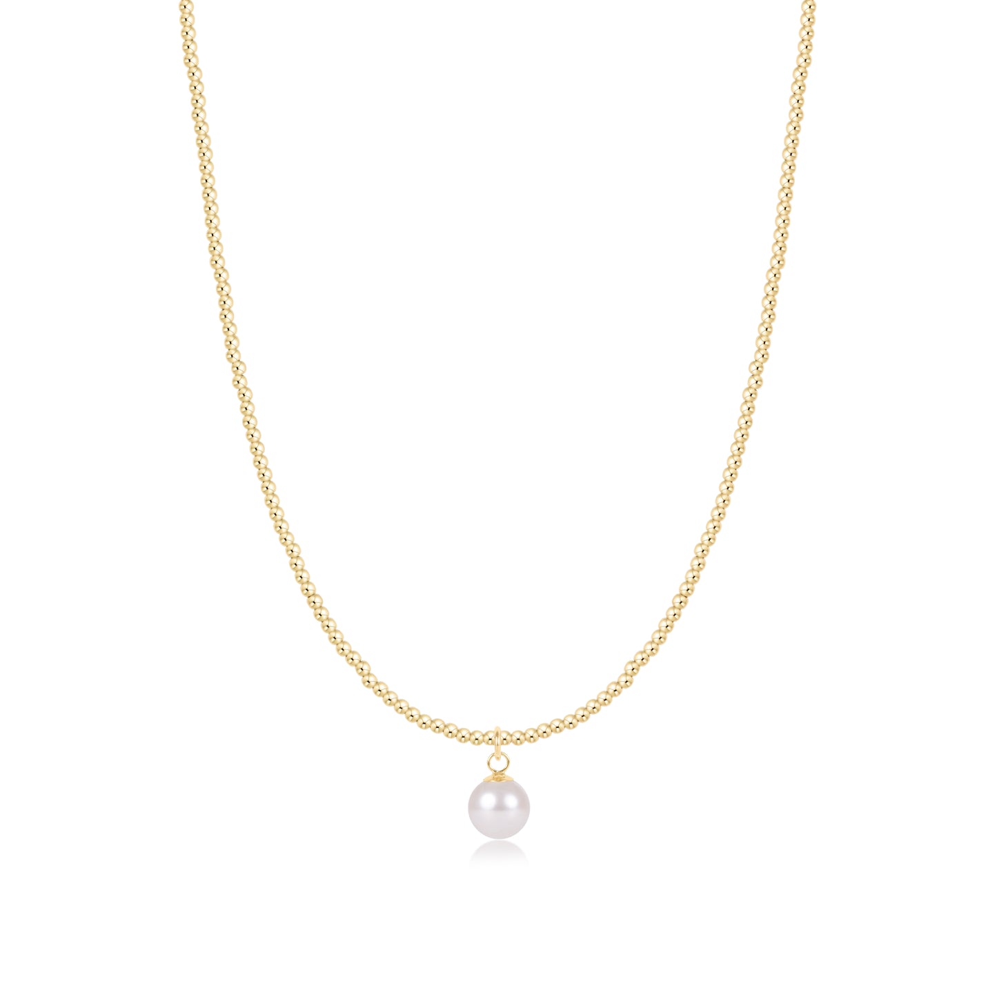 Enewton - 17" Choker Beaded - Classic Gold 2mm - Classic Pearl 8mm Charm - Findlay Rowe Designs