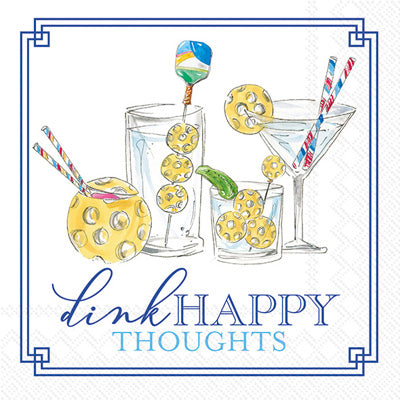 Cocktail Napkins - Pickleball Drinks - Findlay Rowe Designs