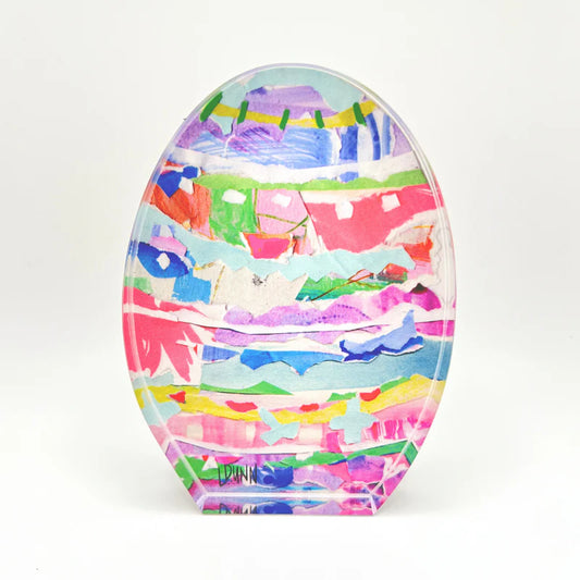 Lauren Dunn - Acrylic Art - Pastel Egg - Findlay Rowe Designs