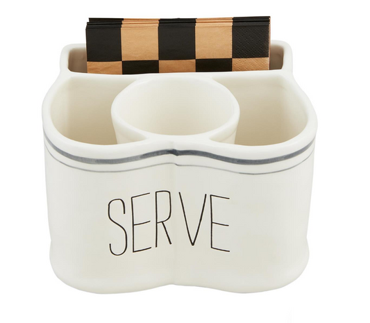 Mud Pie - Utensil & Napkin Caddy Set - Findlay Rowe Designs