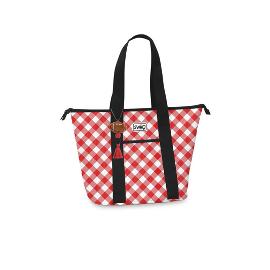 Swig - Cooler - Zippi 36 - Gameday Gingham Red Black