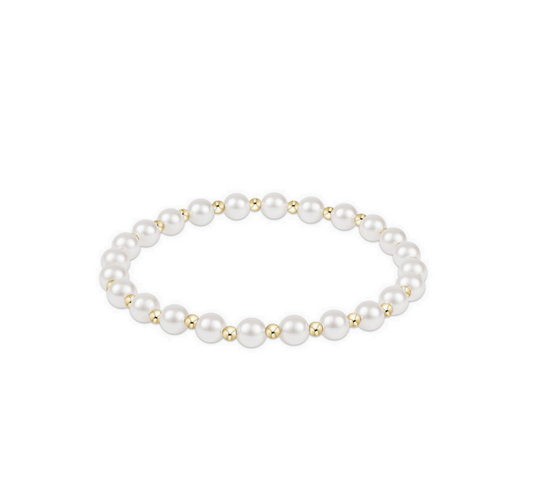 Enewton - Extends - Grateful Pattern 5mm Bead Bracelet – Pearl - Findlay Rowe Designs