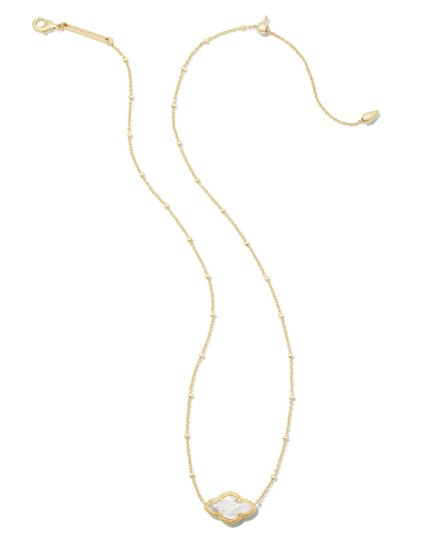 Kendra Scott - Necklace - Abbie Gold Pendant - Ivory Mother-of-Pearl - Findlay Rowe Designs