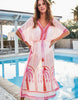 Spartina 449 - Long Kaftan - Palm Stripe - Findlay Rowe Designs