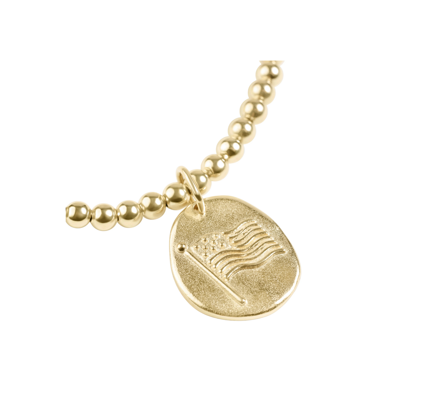 Enewton - Classic Gold 3mm Bracelet - Inspire America Gold Disc