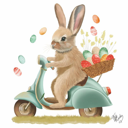 Napkin - Cocktail - Bunny Dash