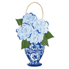 Mud Pie - Tin Door Hanger - Hydrangea - Findlay Rowe Designs