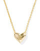 Kendra Scott - Necklace - Ari Heart Letter - Gold Short Pendant