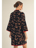 Dress - Leopard Sweater Red Trim - Findlay Rowe Designs