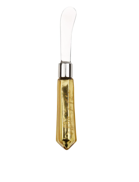 Mud Pie - Spreader - Stainless Steel - Metallic Handle