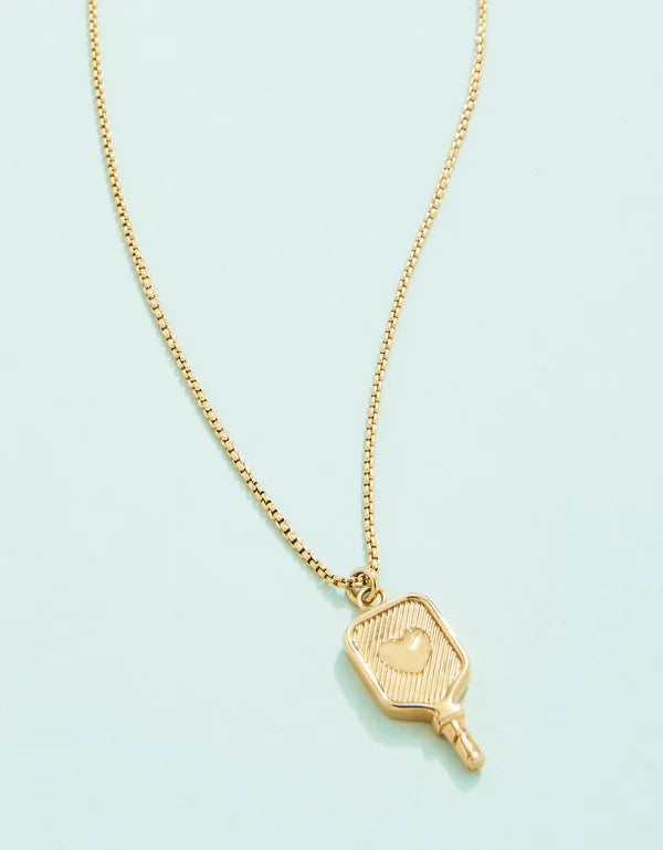 Spartina - Necklace - Pickleball Paddle 17n - Gold - Findlay Rowe Designs