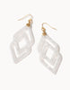 Spartina - Earrings - Deco Drama Earrings - White Shimmer - Findlay Rowe Designs