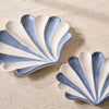 Tidbit Trinket Tray - Fanshell Blue White - Findlay Rowe Designs