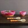 Beatriz Ball - Rio Small Bowl with Base - Pink and Orange - Findlay Rowe Designs