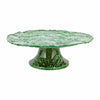 Vietri - Cake Stand - Lastra Holiday Green Figural