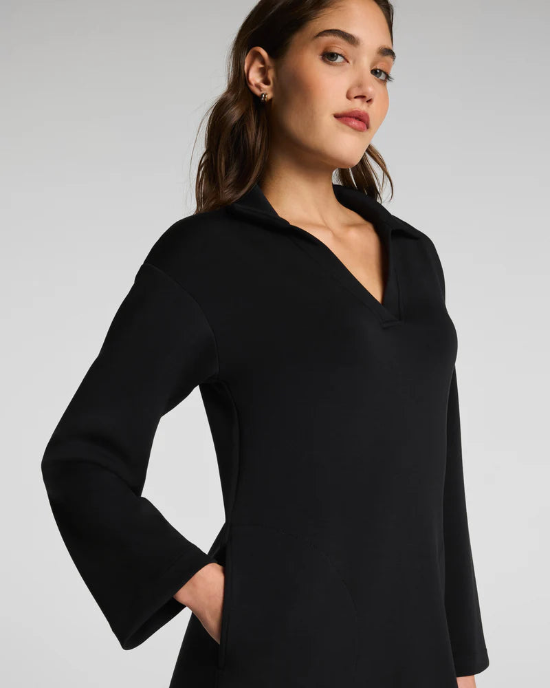 Spanx - Dress - Mini Polo AirEssentials - Long Sleeve - Very Black - Findlay Rowe Designs