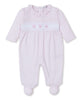 Kissy Kissy - Pink Striped Heart Footie - Findlay Rowe Designs