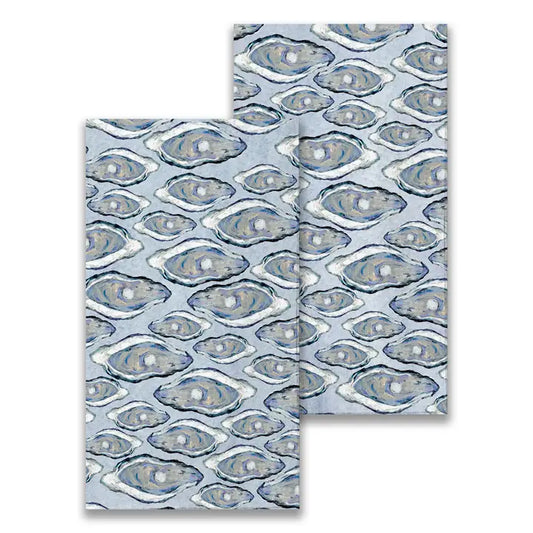 Guest Towel Napkins - Blue Oyster - Findlay Rowe Designs