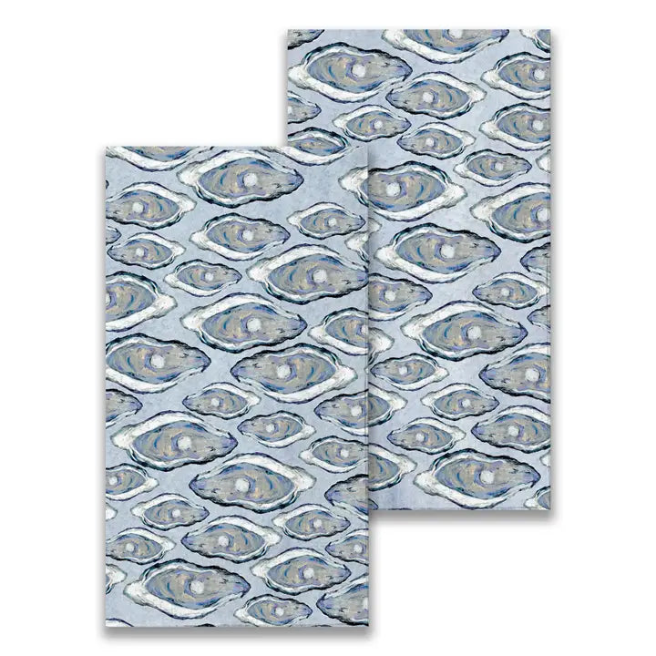 Guest Towel Napkins - Blue Oyster - Findlay Rowe Designs