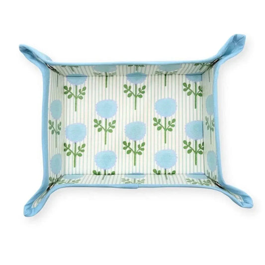 Laura Park - Snap Tray - Marigold Ticking Stripe Blue - Findlay Rowe Designs