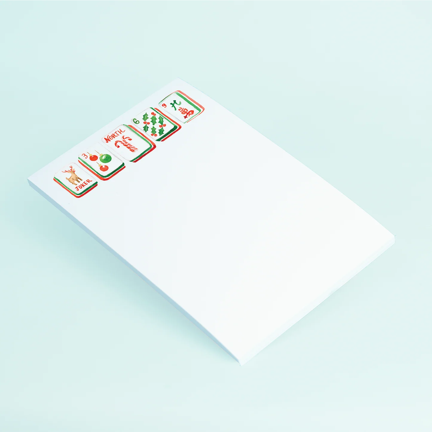 Taylor Paladino - Notepad - Holiday Mahjong - Findlay Rowe Designs