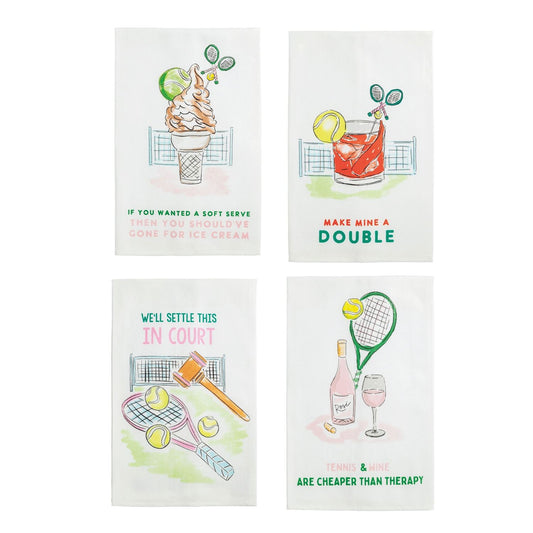 Mud Pie - Towel - Tennis Humor - Findlay Rowe Designs