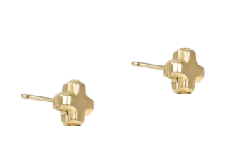 Enewton - Signature Cross Small Gold Stud - Gold - Findlay Rowe Designs