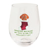 Mud Pie - Stemless Wine - Christmas Dogs - Findlay Rowe Designs