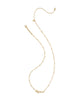 Kendra Scott - Big Sis Short Pendant Necklace Gold -  Freshwater Cultured Pearl - Findlay Rowe Designs